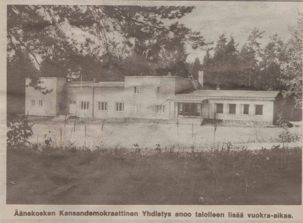 Kansantalo klassinen keikkapaikka Äänekoskella